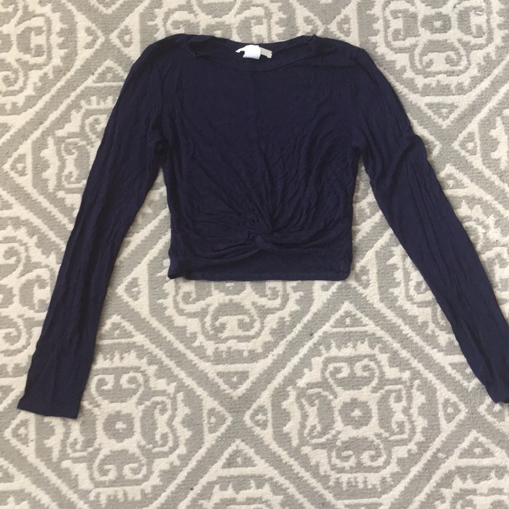 Long sleeve/ crop top